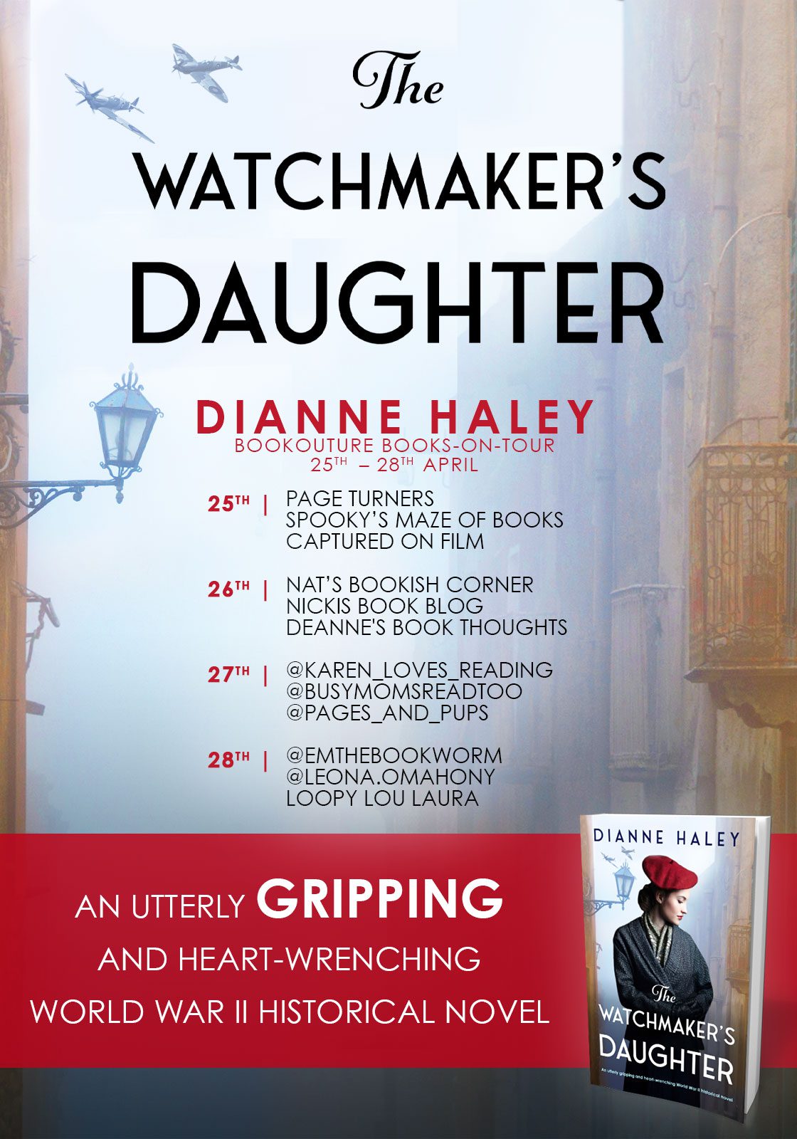 The Watchmaker's Daughter blog tour banner