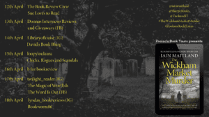 The Wickham Market Murder blog tour banner