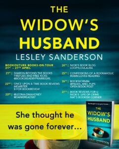 The Widow's Husband blog tour banner