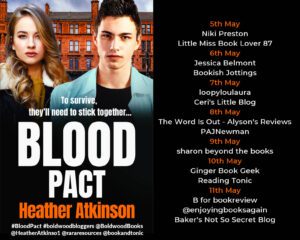 Blood Pact blog tour banner