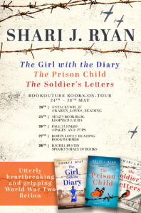 The Girl With The Diary blog tour banner