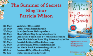 The Summer of Secrets blog tour banner