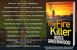 The Fire Killer blog tour banner