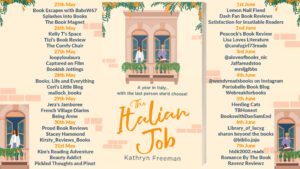 The Italian Job blog tour banner