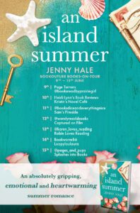 An Island Summer blog tour banner