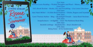 Rome For The Summer blog tour banner