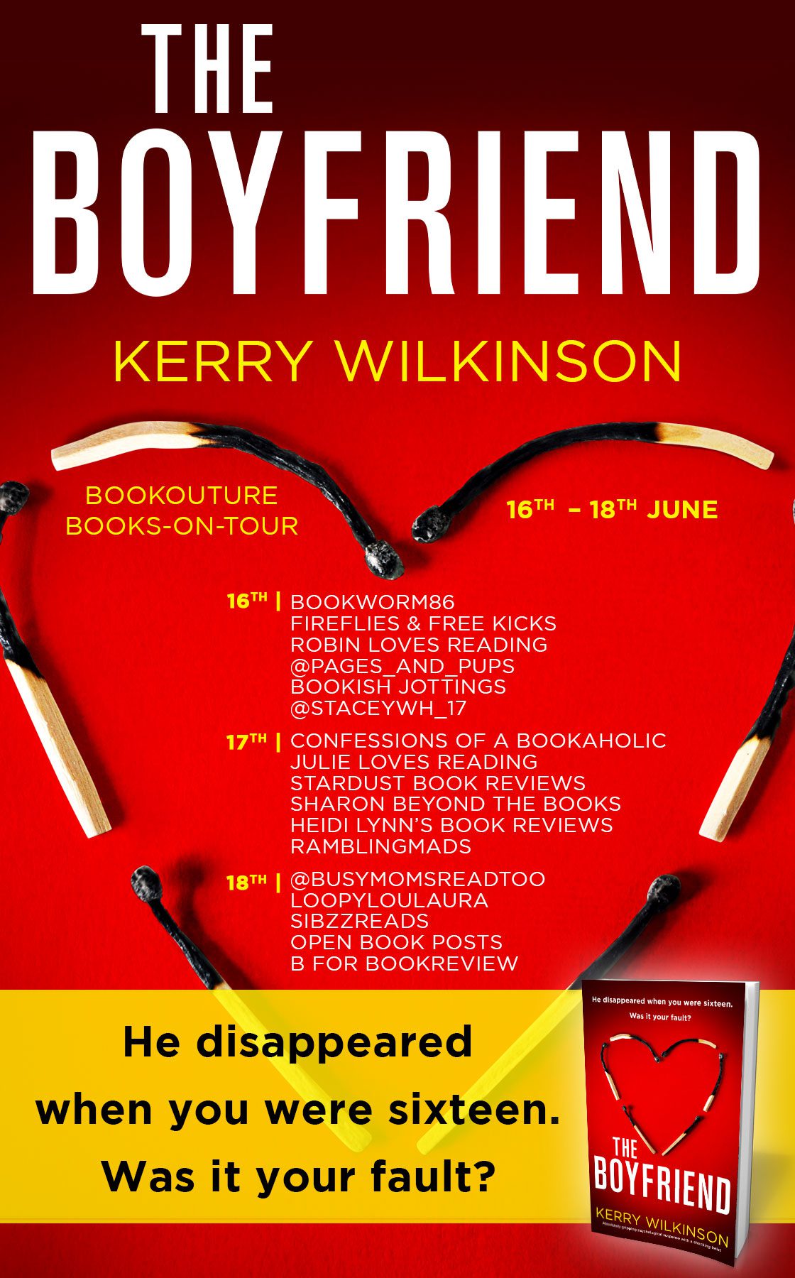The Boyfriend blog tour banner