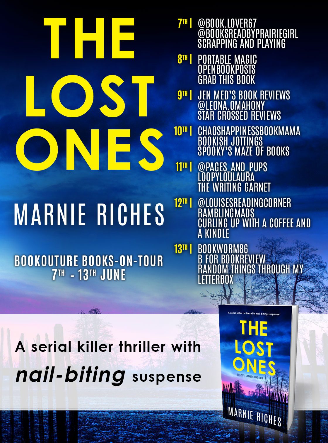 The Lost Ones blog tour banner