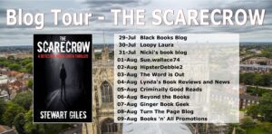 The Scarecrow blog tour banner