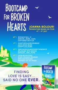 Bootcamp For Broken Hearts blog tour banner