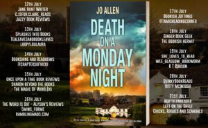 Death on a Monday Night blog tour banner