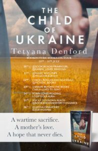 The Child of Ukraine blog tour banner