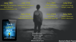 The Lost Boy blog tour banner