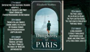 Daughters of Paris blog tour banner