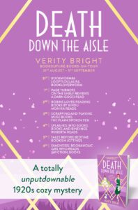 Death Down The Aisle blog tour banner