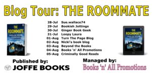 The Roommate blog tour banner