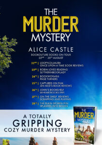 The Murder Mystery blog tour banner