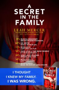 A Secret in the Family blog tour banner