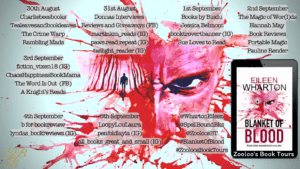 Blanket of Blood blog tour banner