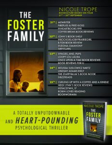 The Foster Family blog tour banner