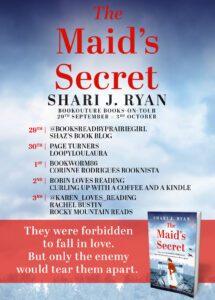 The Maid's Secret blog tour banner