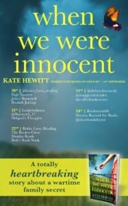 When We Were Innocent blog tour banner