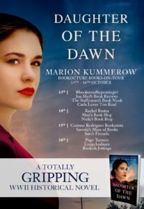 Daughter of the Dawn blog tour banner