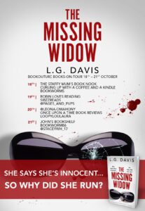 The Missing Widow blog tour banner