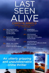 Last Seen Alive blog tour banner