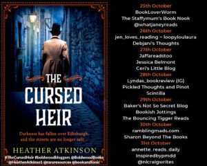 The Cursed Heir blog tour banner