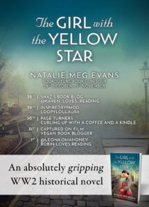 The Girl With The Yellow Star blog tour banner