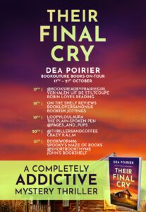 Their Final Cry blog tour banner