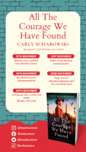 All the Courage We Have Found blog tour banner