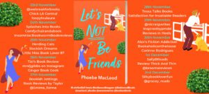 Let's Not Be Friends blog tour banner