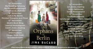 The Orphans of Berlin blog tour banner