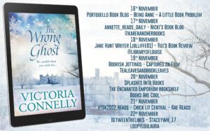 The Wrong Ghost blog tour banner