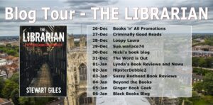 The Librarian blog tour banner