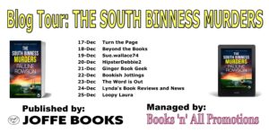 The South Binness Murders blog tour banner