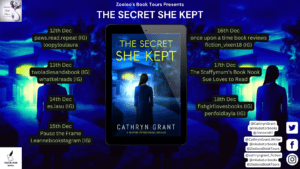The Secret She Kept blog tour banner