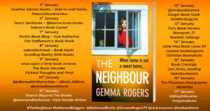 The Neighbour blog tour banner