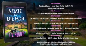 A Date To Die For blog tour banner