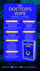 The Doctor's Wife blog tour banner