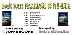 Marriage Is Murder blog tour banner