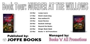 Murder at the Willows blog tour banner