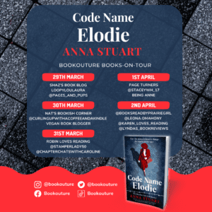 Code Name Elodie blog tour banner
