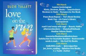 Love On The Run blog tour banner