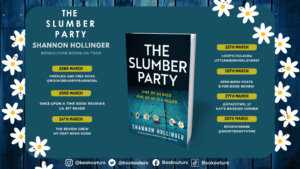 The Slumber Party blog tour banner