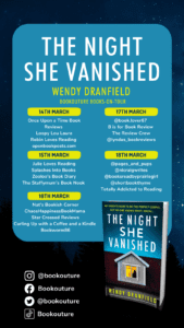 The Night She Vanished blog tour banner