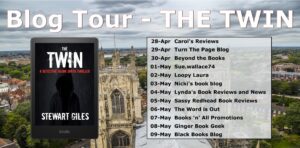 The Twin blog tour banner