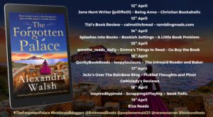 The Forgotten Palace blog tour banner